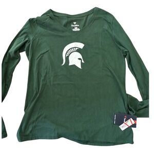 BNWT - Fanatics Michigan State Long sleeve tee shirt, Women's Medium